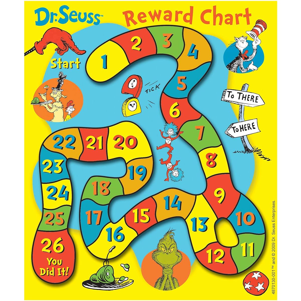 EUREKA EU-837013 DR SEUSS GAME MINI REWARD CHARTS