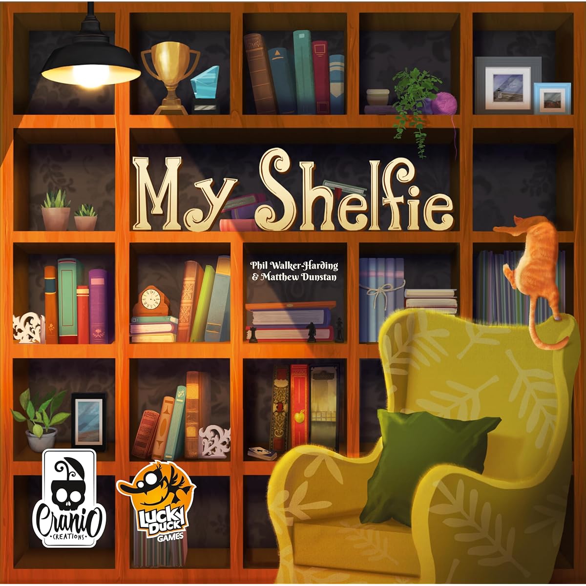 Lucky Duck Games My Shelfie Board Game - Organize Your Shelves and Show Off Your Treasures! Strategy Game, Fun Family Game for Kids and Adults, Ages 8+, 2-4 Players, 30 Minute Playtime