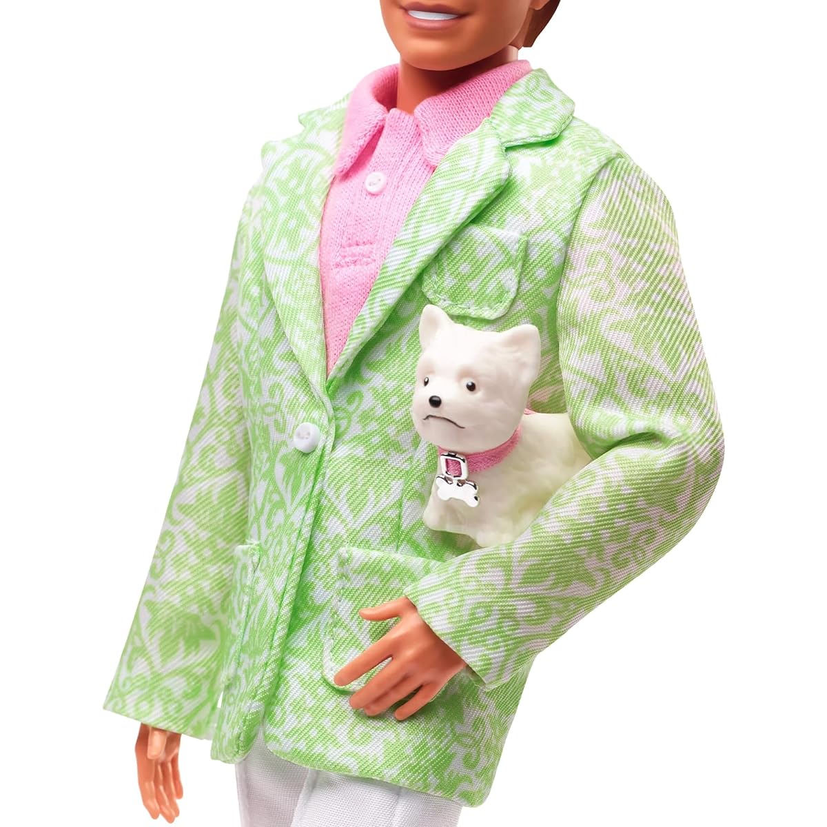 Barbie "Sugar Daddy" Ken Doll Pastel Suit with Dog Limited Edition Movie Doll (Limited Edition)