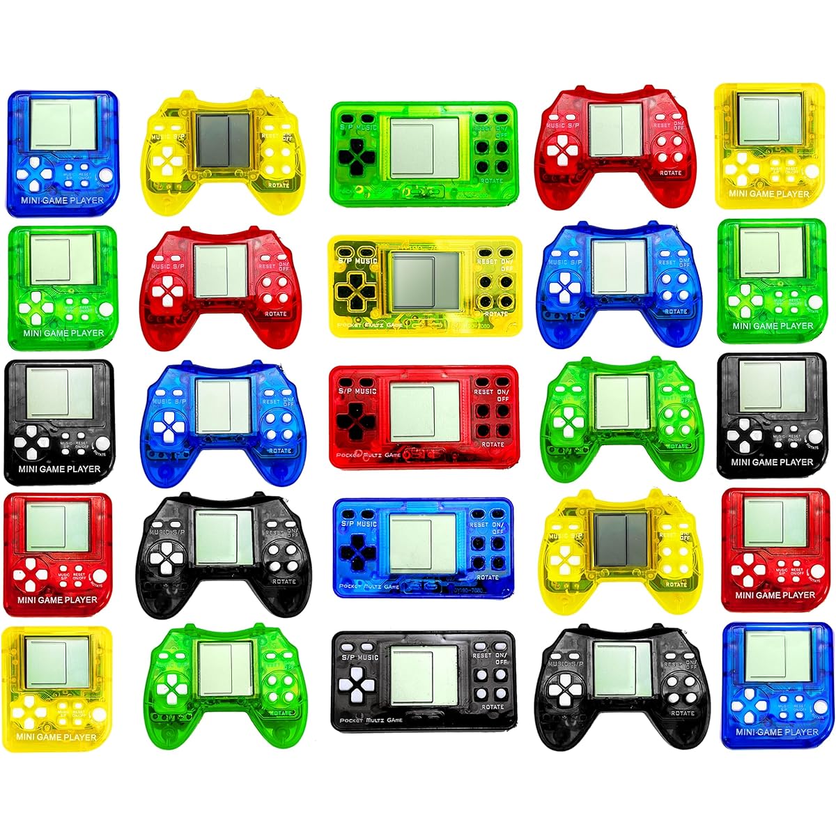 TGIQROVE 12PCS Video Game Keychains Gamer Party Favors Video Game Party Supplies for Kids 3 Styles Mini Game Consoles for Kids Backpacks Birthday Party Classroom Favor