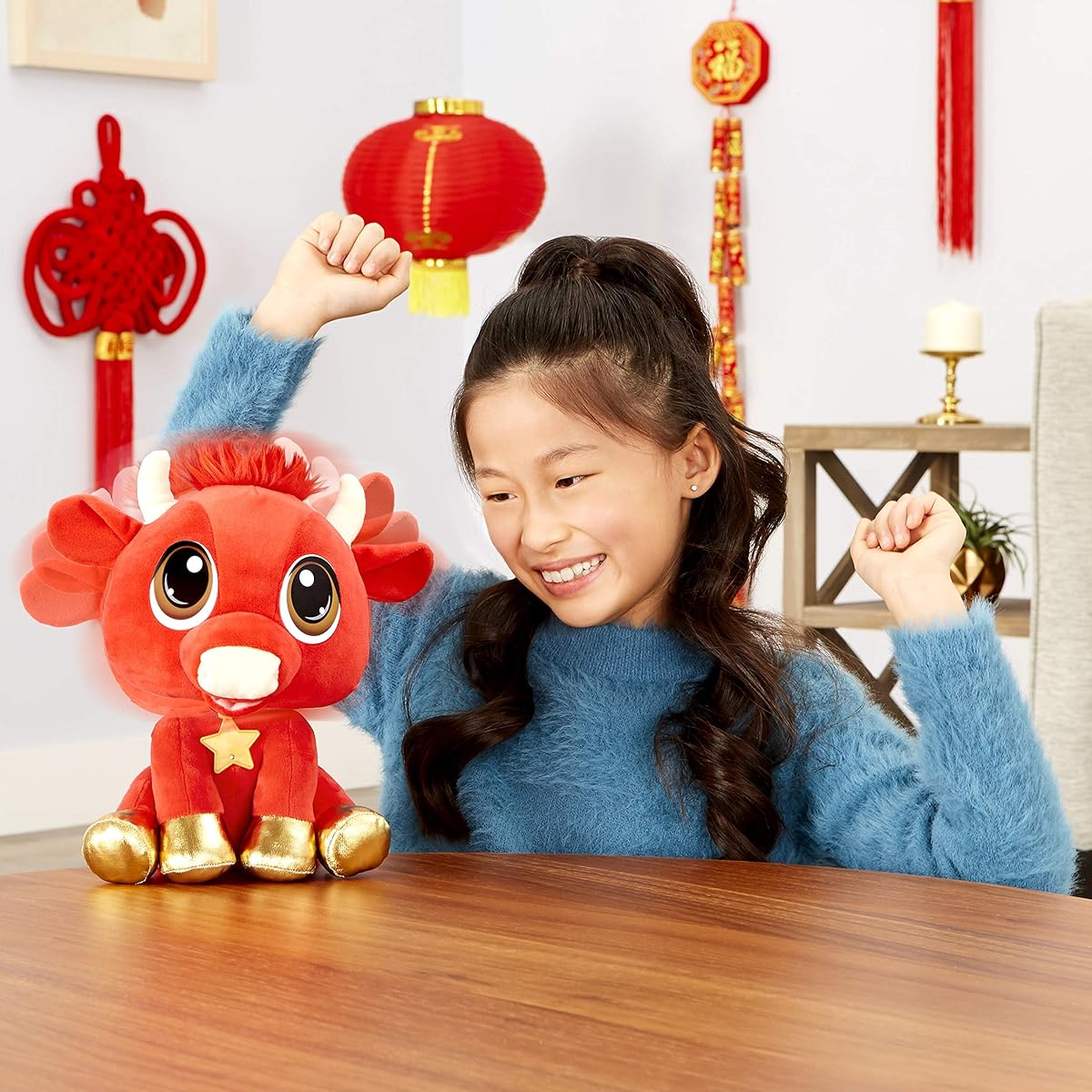 Little Tikes Rescue Tales Year of the Ox Interactive Soft Cuddly Plush Pet Toy