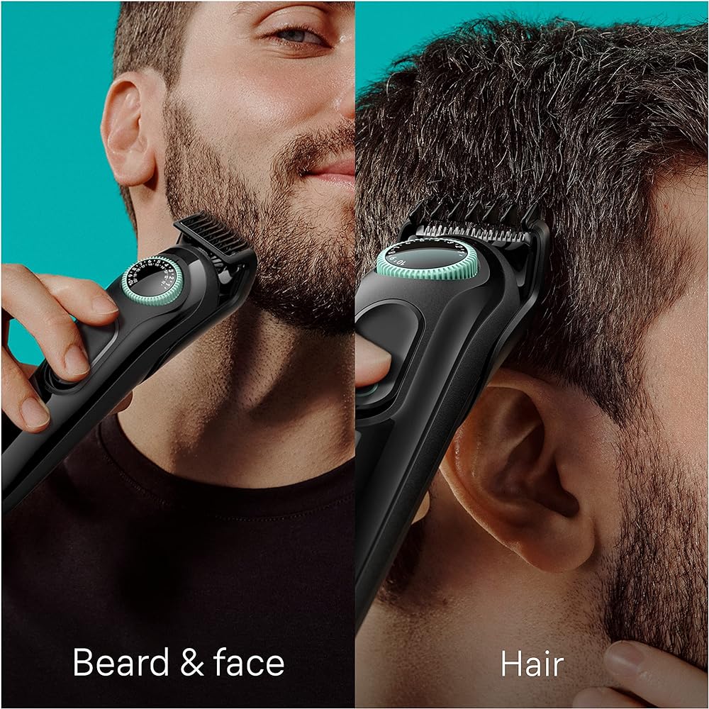 Braun All-in-One Style Kit Series 3 3450 5in1 Trimmer Beard Trimmer Ear Nose Trimmer Clipper Others Super Sharp Blade Washable in 40 Lengths