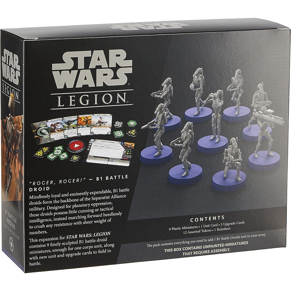 Atomic Mass Games Star Wars Legion B1 Battle Droids Expansion | 2 Player Battle Game | Miniature Game | Strategy Game for Adults and Teens | Ages 14+ | Average Play Time 3 Hours | Manufactured
