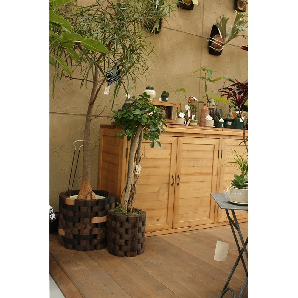 Brick Style Lightweight Flower Bed Ren Block Curve 42 Pieces Brown