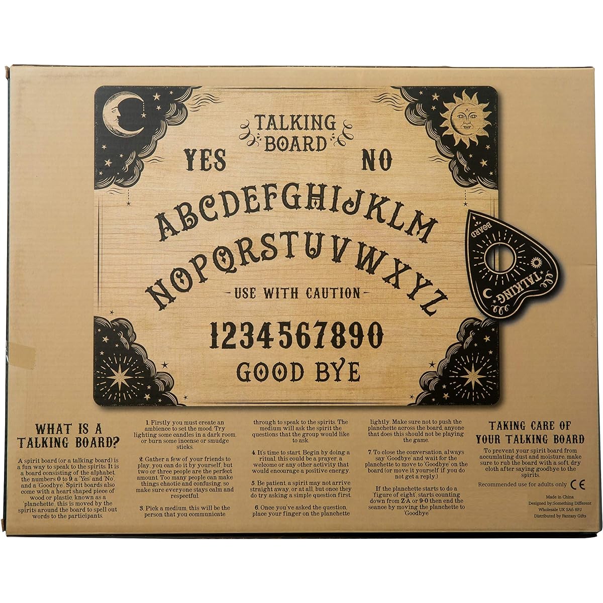Artisan Owl Mystical Spirit Talking Board with Planchette