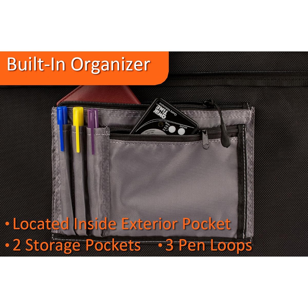 PROTEC Clarinet Semi-Hard Case Double Storage for 2 PB307D Black