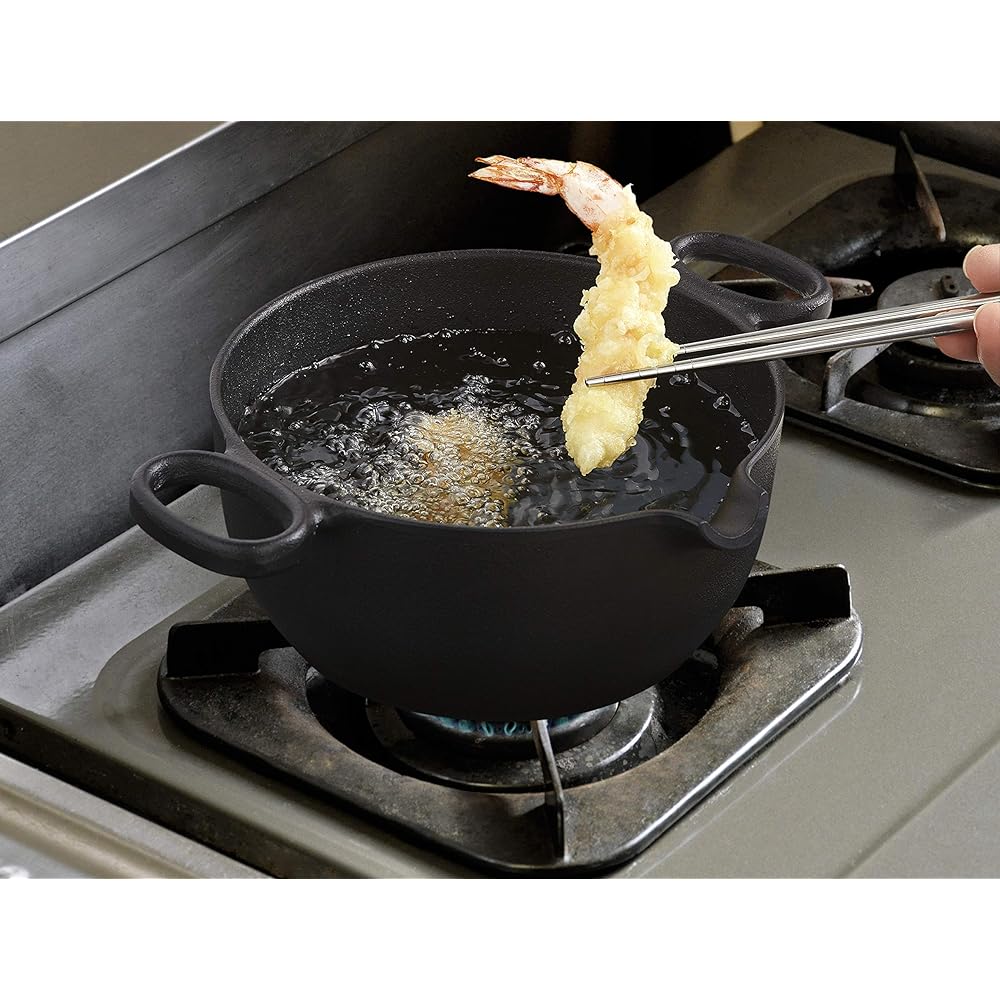 Nanbu Ironware IRONCRAFT Deep frying pot 17cm (for gas fire only) IC-010