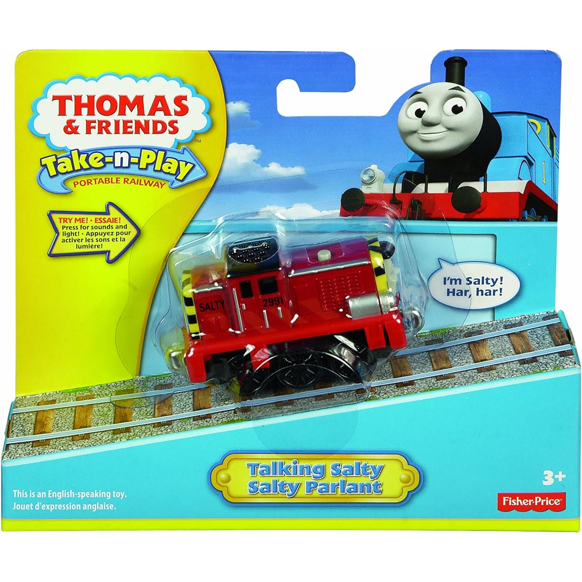 Fisher-Price (Take-N-Play) Tomica Size Talking Salty (T0192) Thomas the Tank Engine and Friends