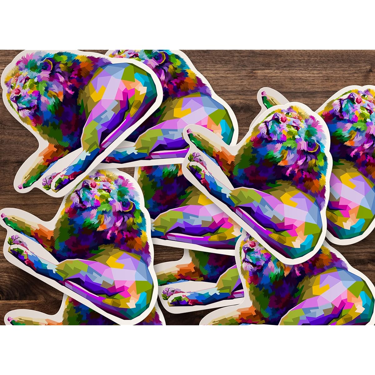 CustomBrandWare Custom Vinyl Die Cut Stickers - Upload Your Own Logo/Image - Custom Sticker Decals - 50 Pack