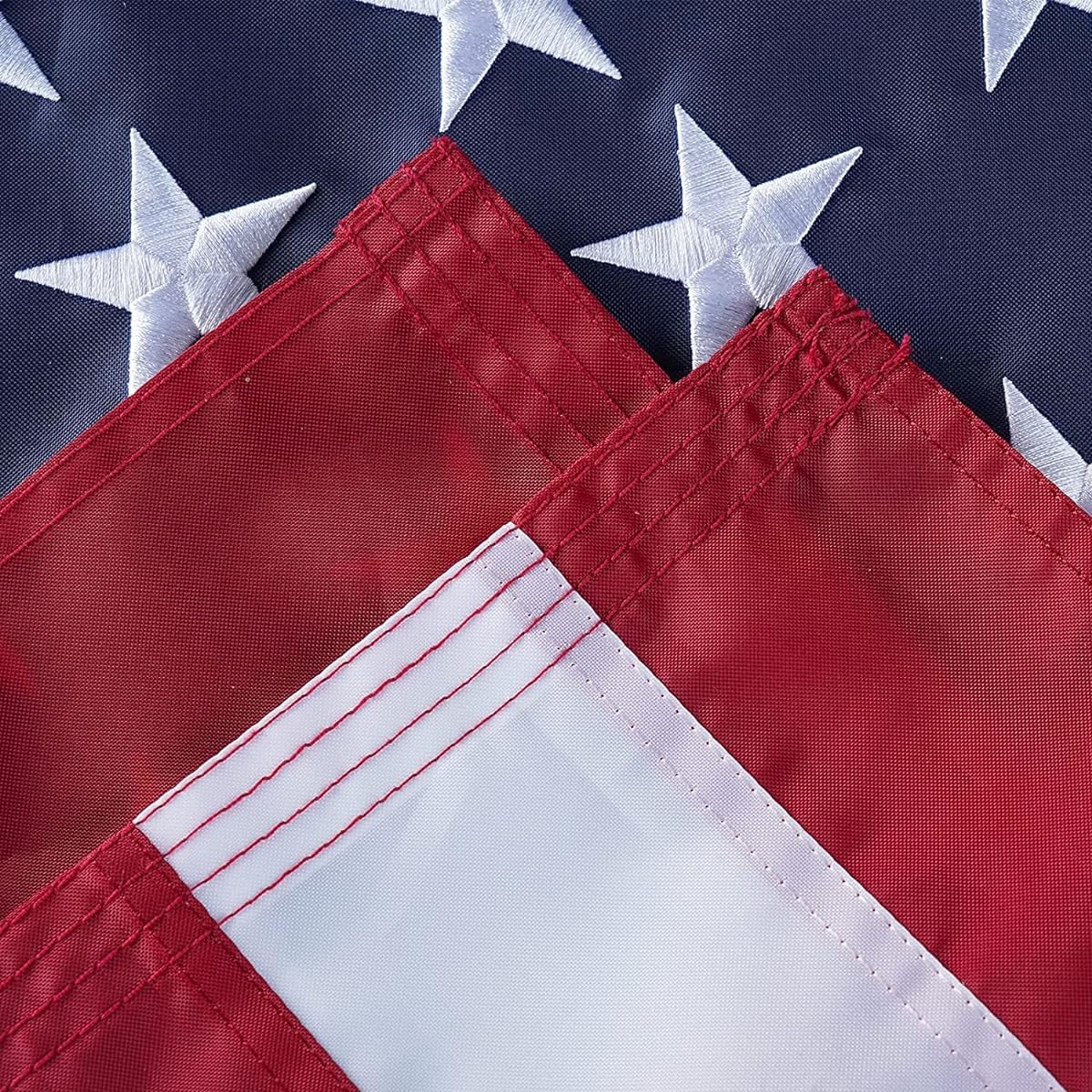 American Flag,American Flags 2.5x4 for Outside,The Strongest, Longest Lasting,US Flag,100% Made in USA,Deluxe Embroidered Stars, Heavy Duty Durable Flags Outdoor.