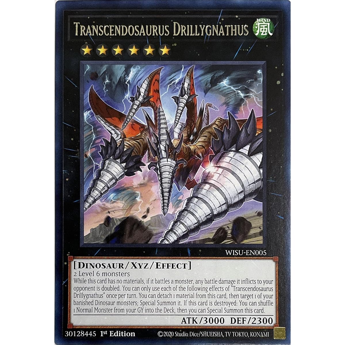 Transcendosaurus Dorinignasus - WISU-EN005 - Rare - First Edition