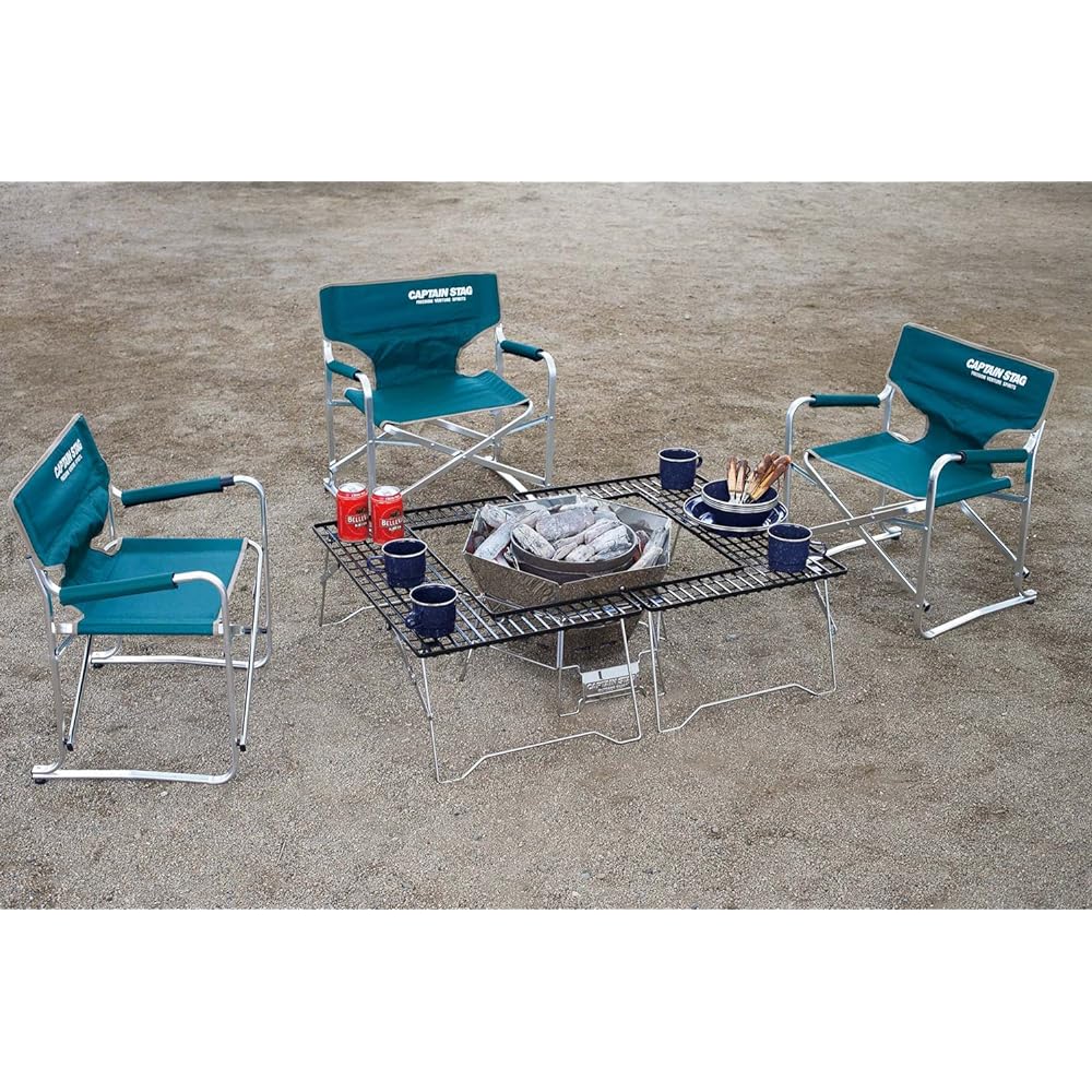 Captain Stag (CAPTAIN STAG) Barbecue Fire Stand Fire Grill Stove Desk Table M-6420M-6420