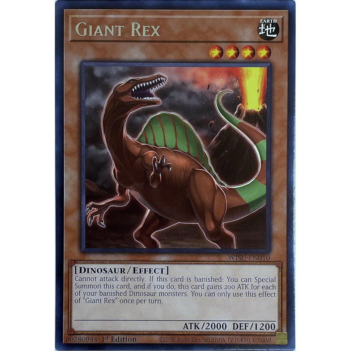Giantrex - WISU-EN010 - Rare - 1st Edition.