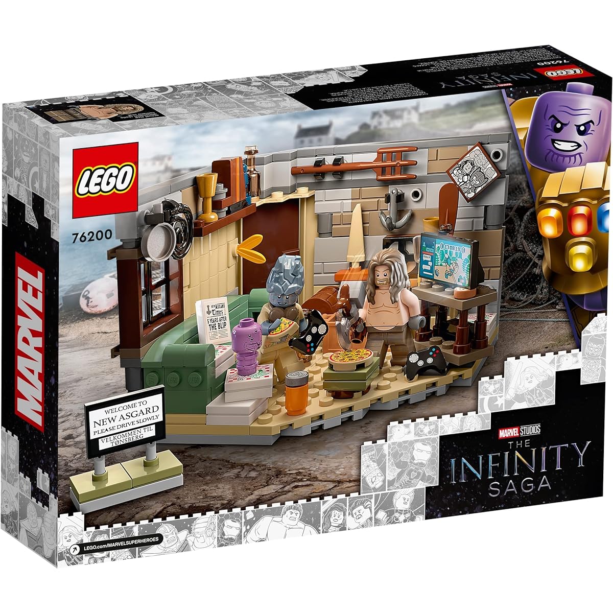 Lego Marvel Infinity Saga Bro Thor's New Asgard 76200