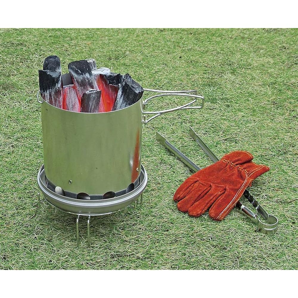 CAPTAIN STAG Fire Starter Fire Extinguisher Large Fire Extinguisher Pot Fire Starter Set Made in Japan M-6625/UY-7024