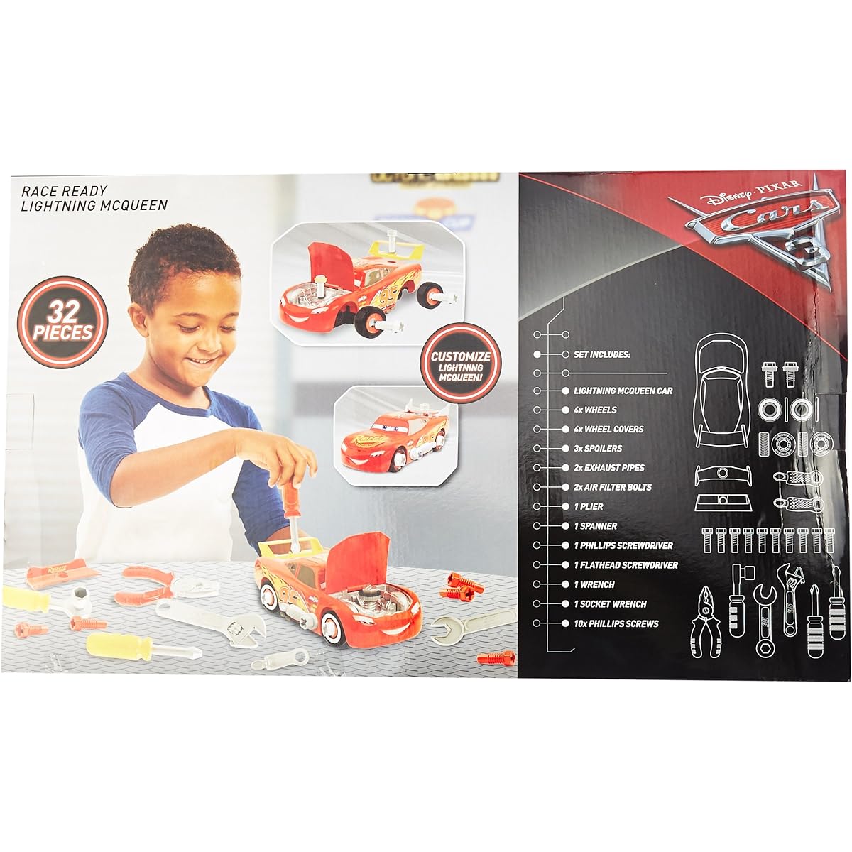 Just Play Cars 3 Transforming McQueen Toolkit
