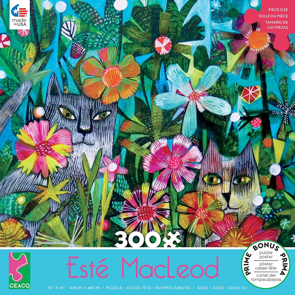 Ceaco - Este MacLeod Cats - 300 Piece Jigsaw Puzzle