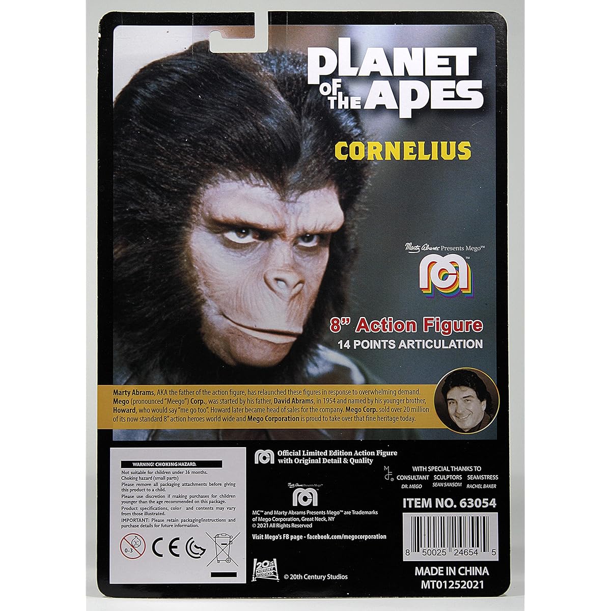 Mego Action Figure 8" Planet of the Apes - Cornelius