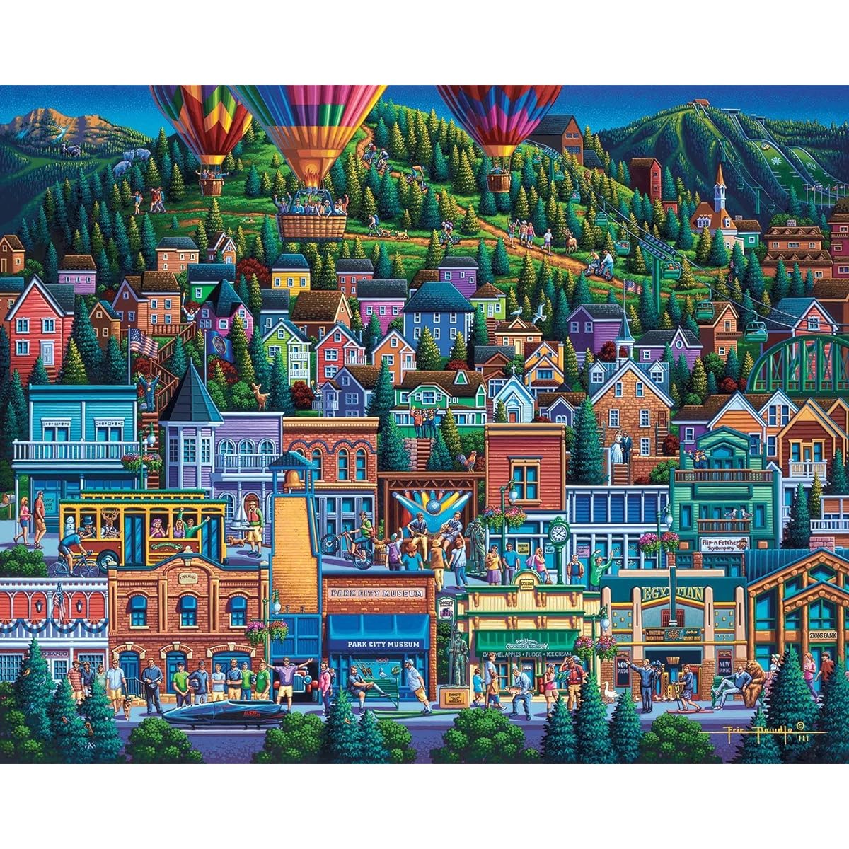 Dowdle Jigsaw Puzzle - Park City Summer - 500 Piece