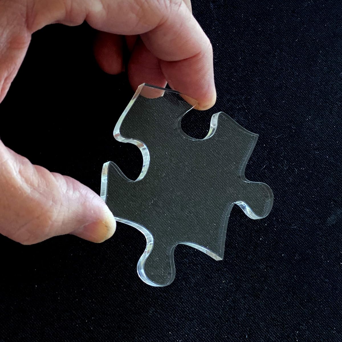 ExpressItBest Practically Impossible Clear Jigsaw Puzzle - 8" x 10" Brain-Puzzling Fun 150 Pieces ExpressItBest