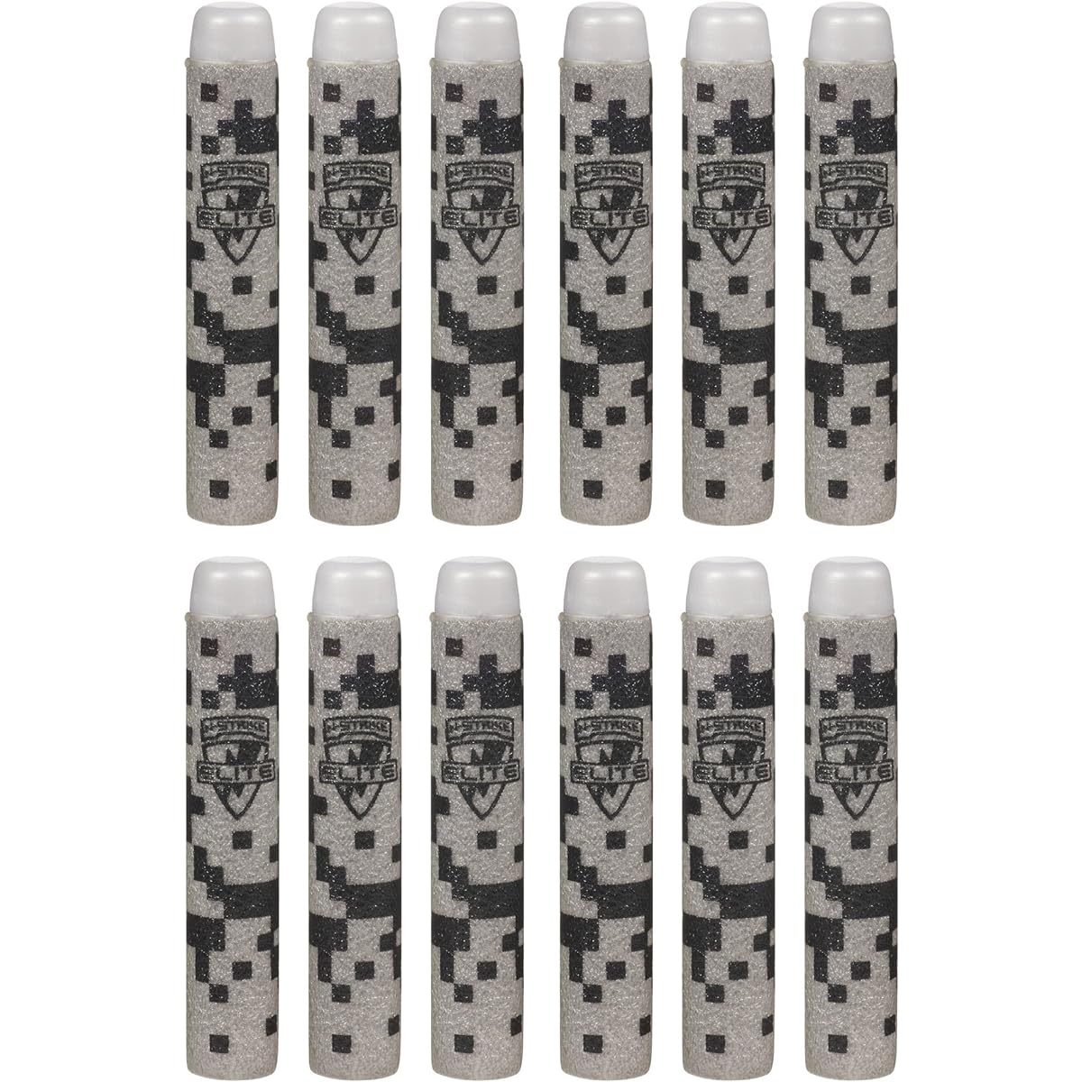 NERF Special Edition N-Strike Elite Darts - 12 Pack, Gray