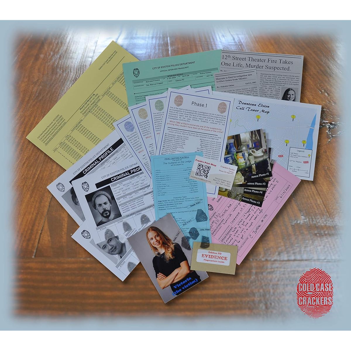 Cold Case Crackers | Murder Mystery Game | 12th Street Theater Case | Can you crack the case?