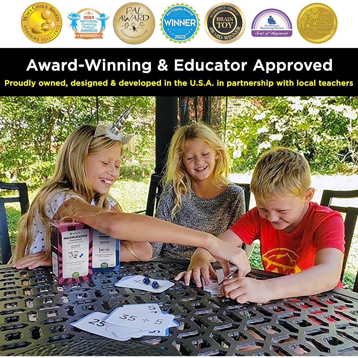 Think Tank Scholar 335 Multiplication and Division Flash Cards All Facts 0-12 Best for Kids in 3rd, 4th, 5th & 6th Grade