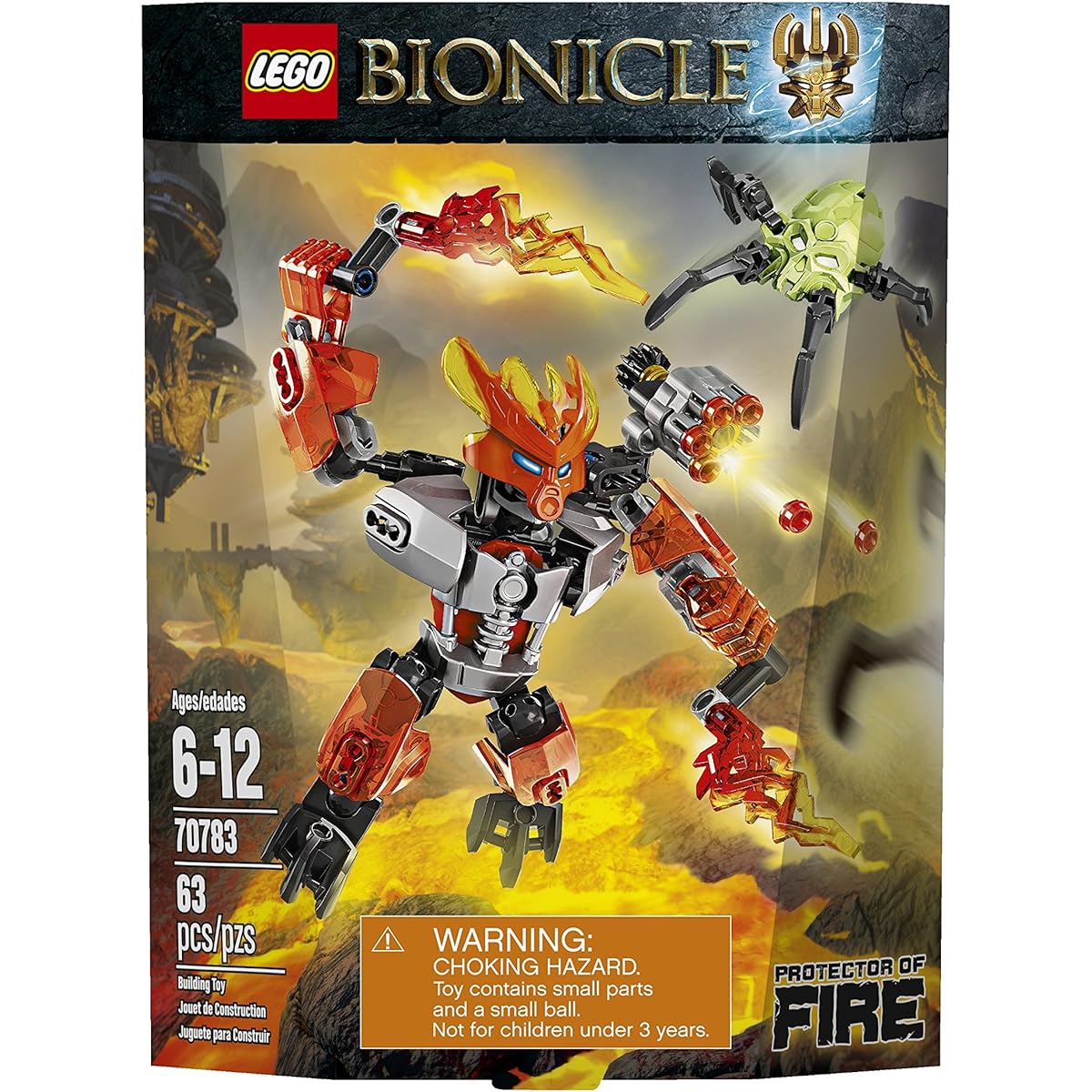 LEGO Bionicle 70783 Protector of Fire Building Kit