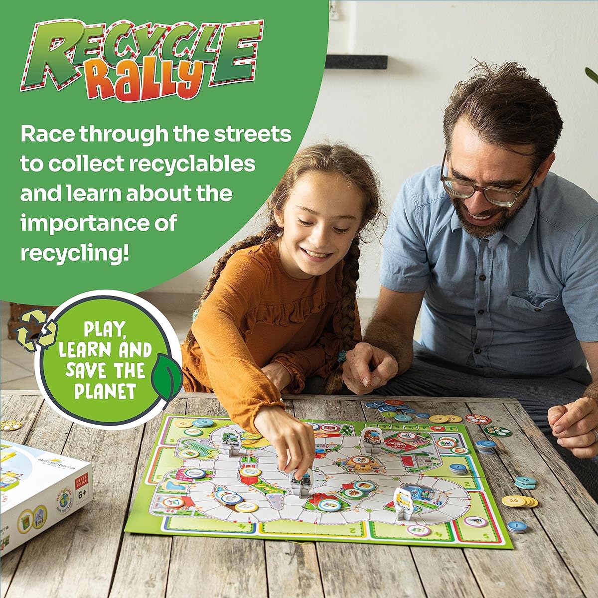 recycling rally board game