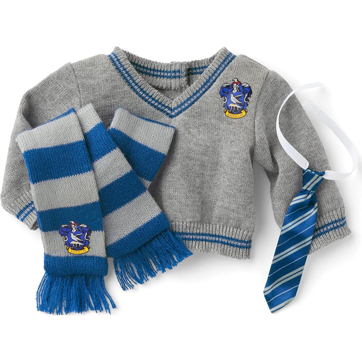 American Girl Harry Potter 18" Doll with Ravenclaw Outfit, Sweater, Tie and Scarf, Includes House Crest, For Ages 6 and Up