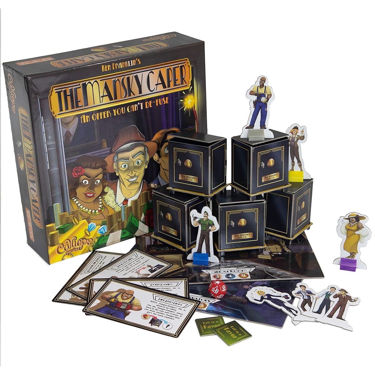 The Mansky Caper - Family Board Game for 2-6 Players