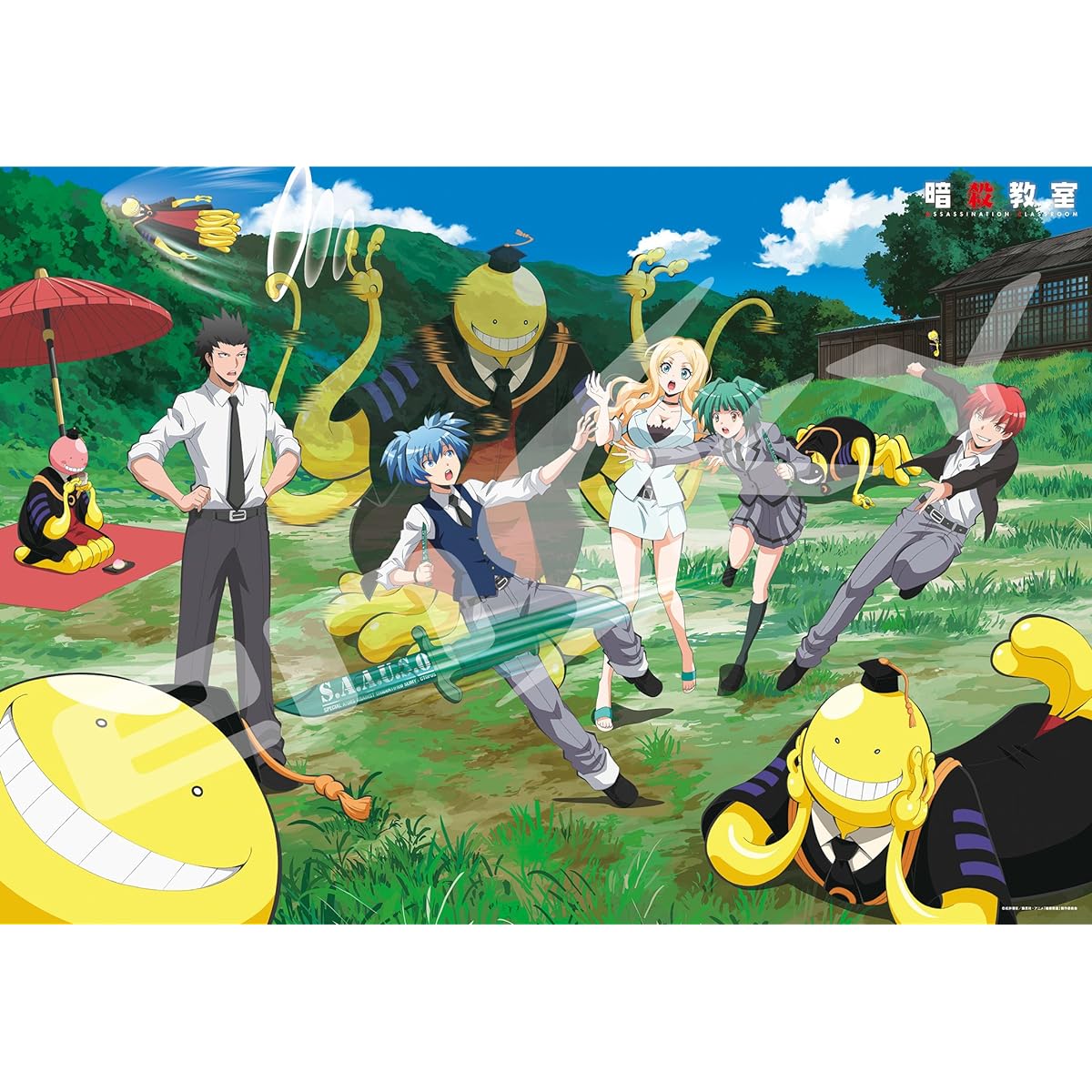 1000 Piece Jigsaw Puzzle Assassination Classroom Outdoor Class Time (51x73.5cm)