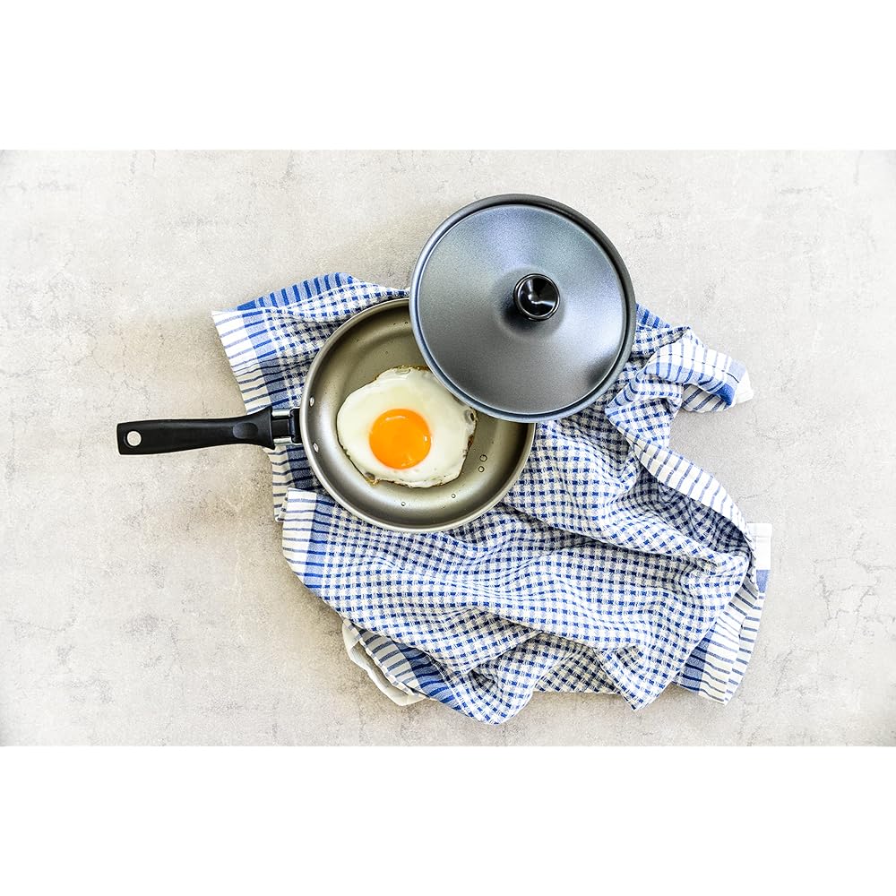 Tramontina Trim Frying Pan, 16cm & 20cm & 24cm, 3-piece set, made of aluminum, non-stick (fluorine coated), lightweight, non-stick, dishwasher safe, gas fire only, Respect for the Aged Day, housewarming gift, 20198/661 TRAMONTINA