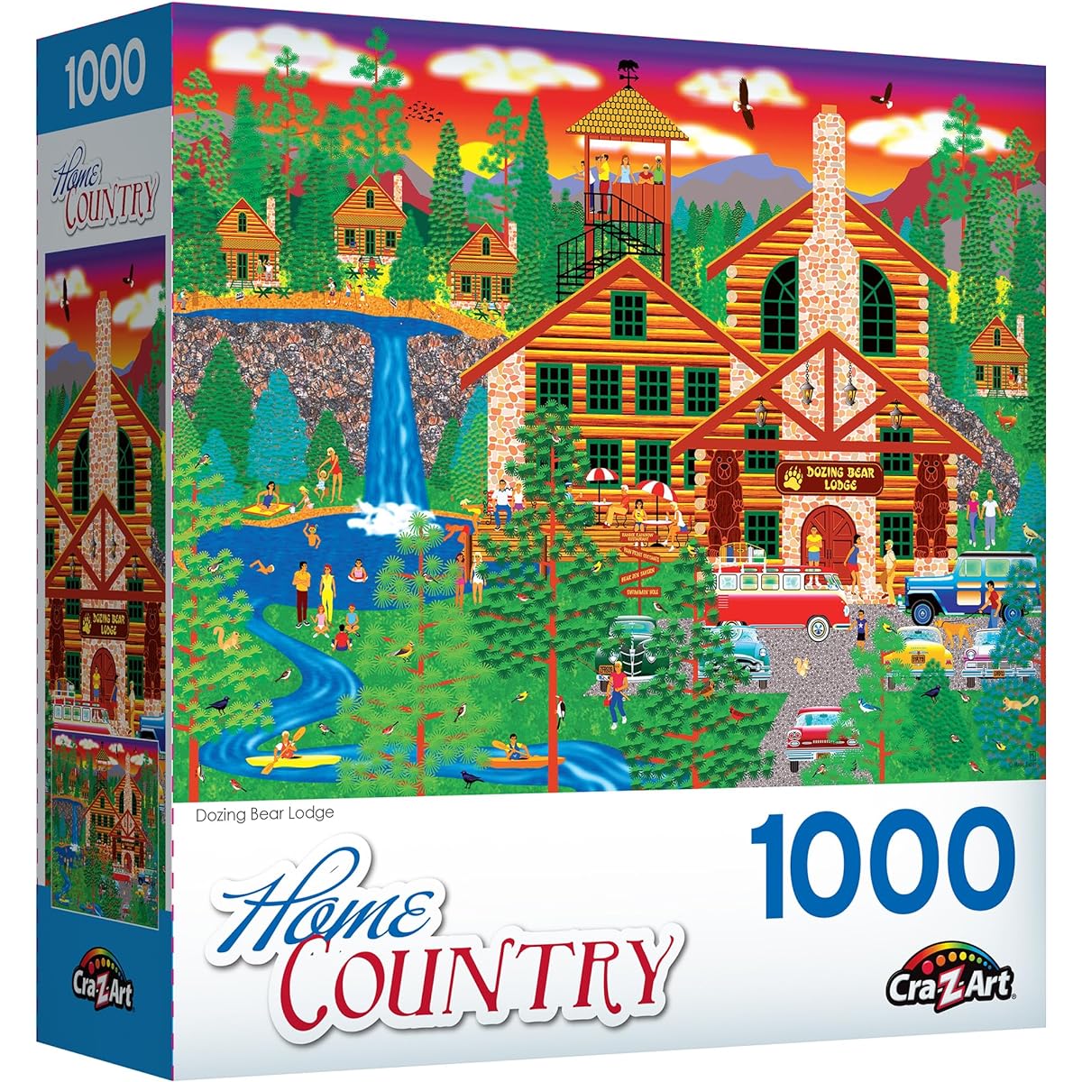 Dozing Bear Lodge by Mark Frost 1000 Piece Puzzle