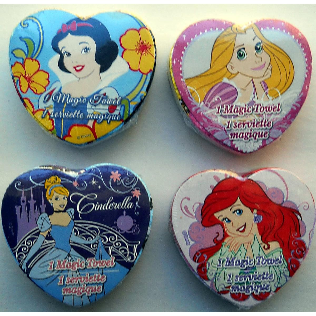 Disney Princess Magic Glow Towel (Set of 4)