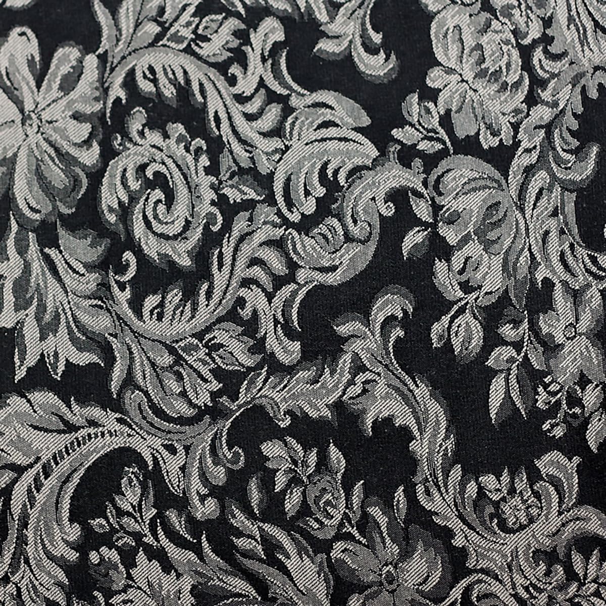 Ultimate Textile Miranda 14 x Damask 108 Inch Table Runners, 10 Pack, Black, 10P4-14X108-110