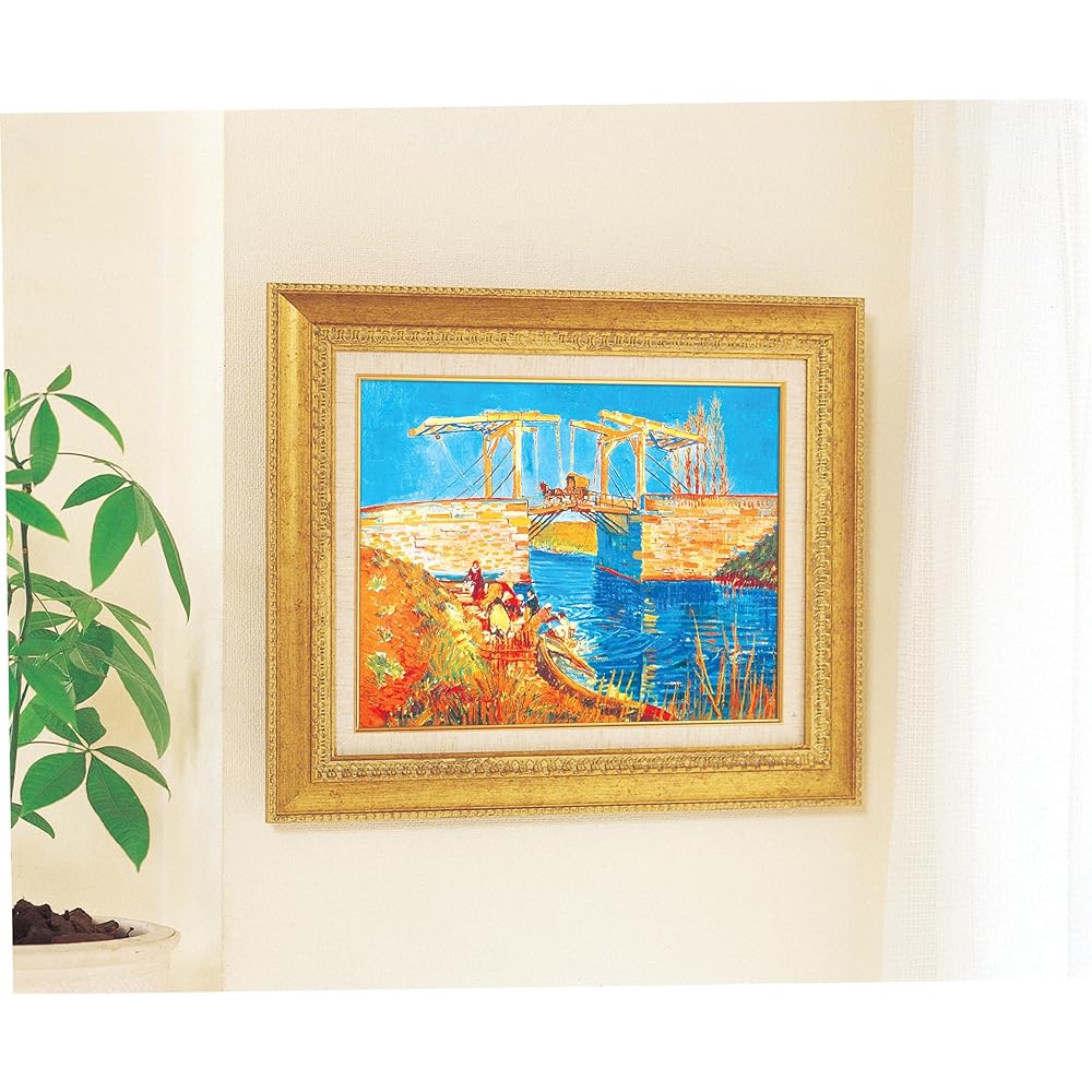 Van Gogh masterpiece frame F6 gold "The Drawbridge of Arles" 1705140 1171al