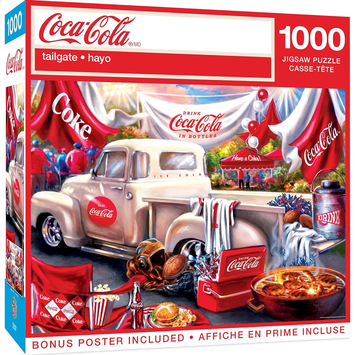 Masterpieces 1000 Piece Jigsaw Puzzle for Adults and Families - Coca-Cola Drive-Thru - 19.25"x26.75"