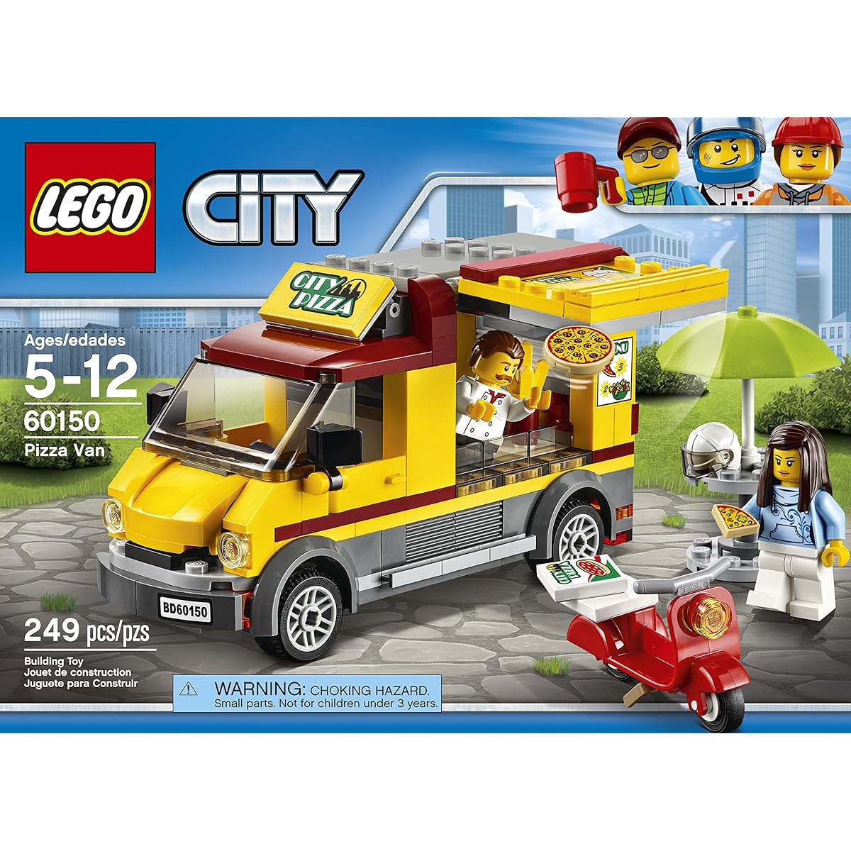 LEGO City Great Vehicles Pizza Van 60150 Building Kit