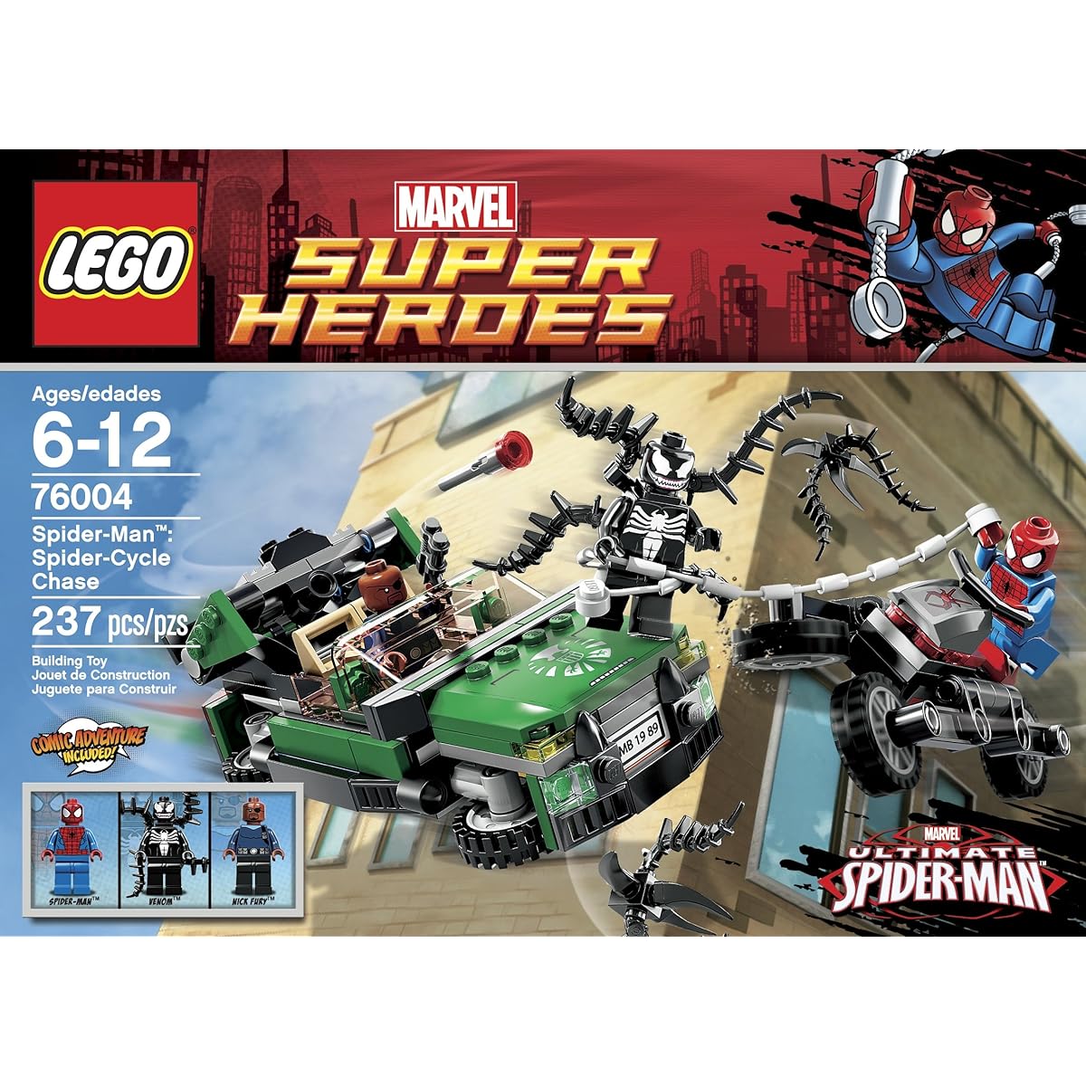 LEGO Super Heroes Spider-Cycle Chase 76004 Parallel import goods