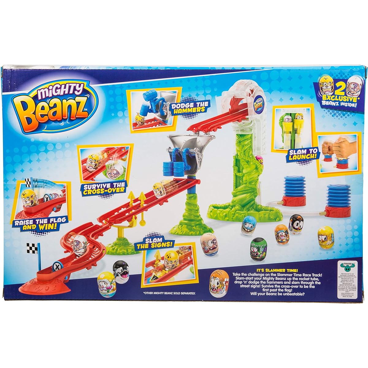 Mighty Beanz Slammer Time Race Track
