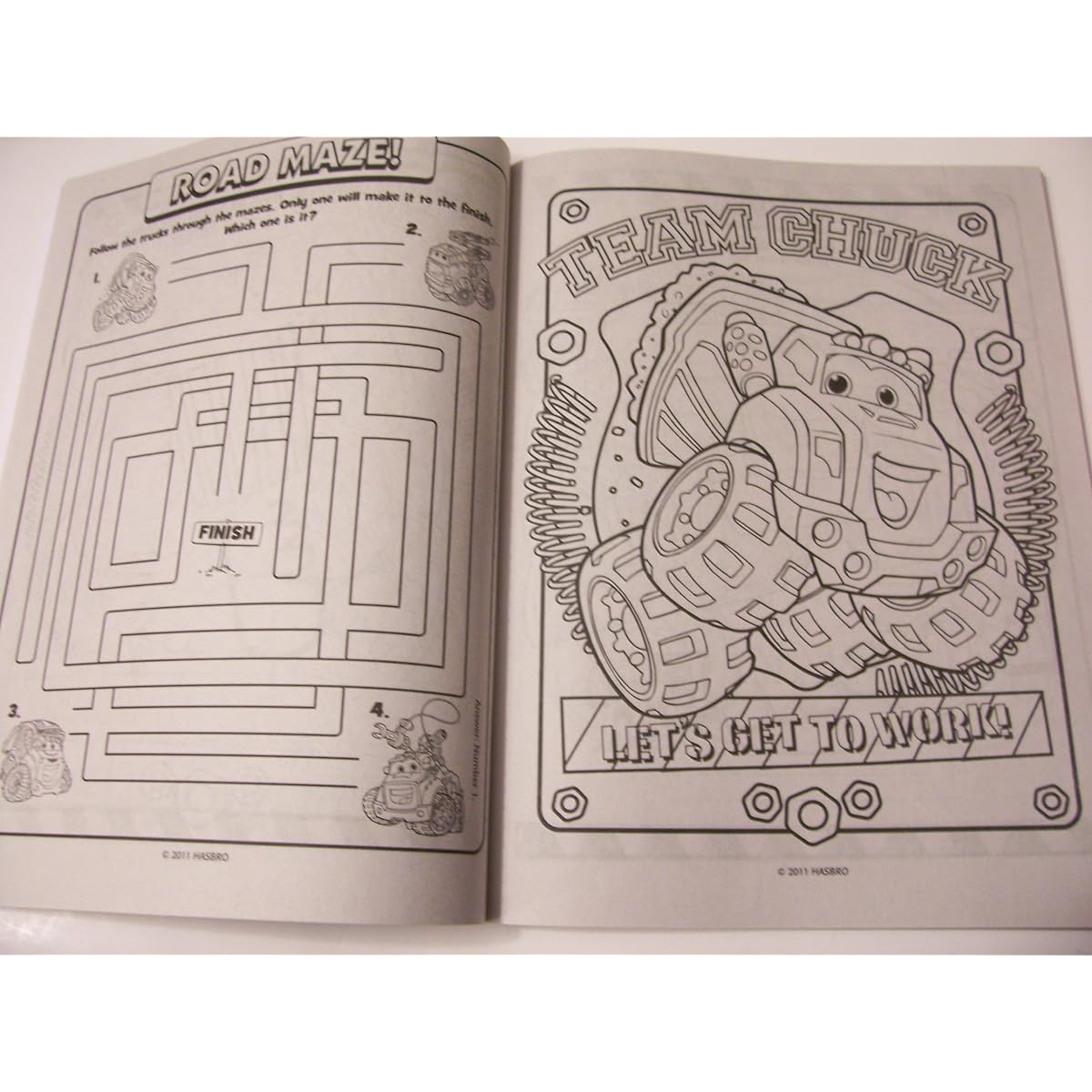 Tonka Chuck & Friends Jumbo Colouring & Activity Book Chuck Haulin' Cover