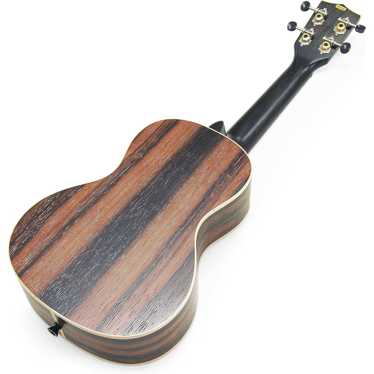 KALA Kala Ukulele KA-EBY-C Concert with Clip Tuner Striped Ebony Body (US Brand) (Deep Ebony Tone) (u)