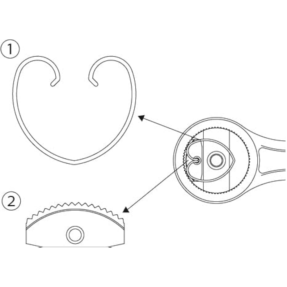 Top Industry (TOP) Handy Ratchet F Type 5° Feed Flex 10° Oscillation 9.5mm Insertion Angle Compact Wrench RH-3SF Tsubame Sanjo Made in Japan *6 pieces included