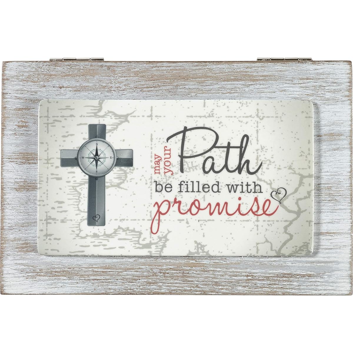 Precious Moments 192105 May Your Path Be Filled with Promise Wood and Resin Music Box (MDF) Multicolor