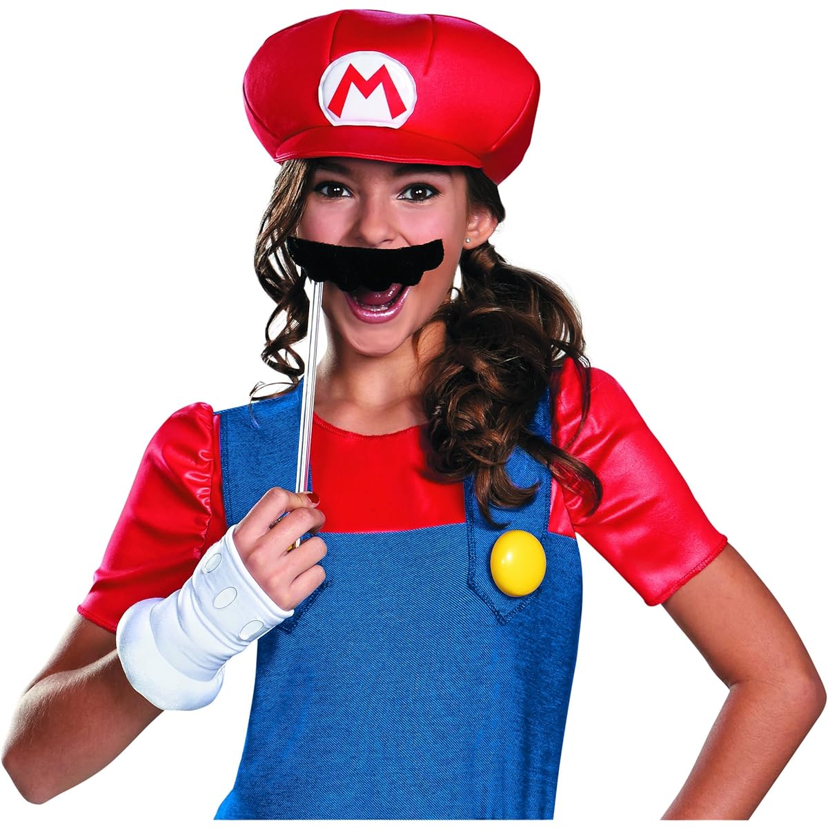 Super Mario Bros Mario Girl Tween Costume