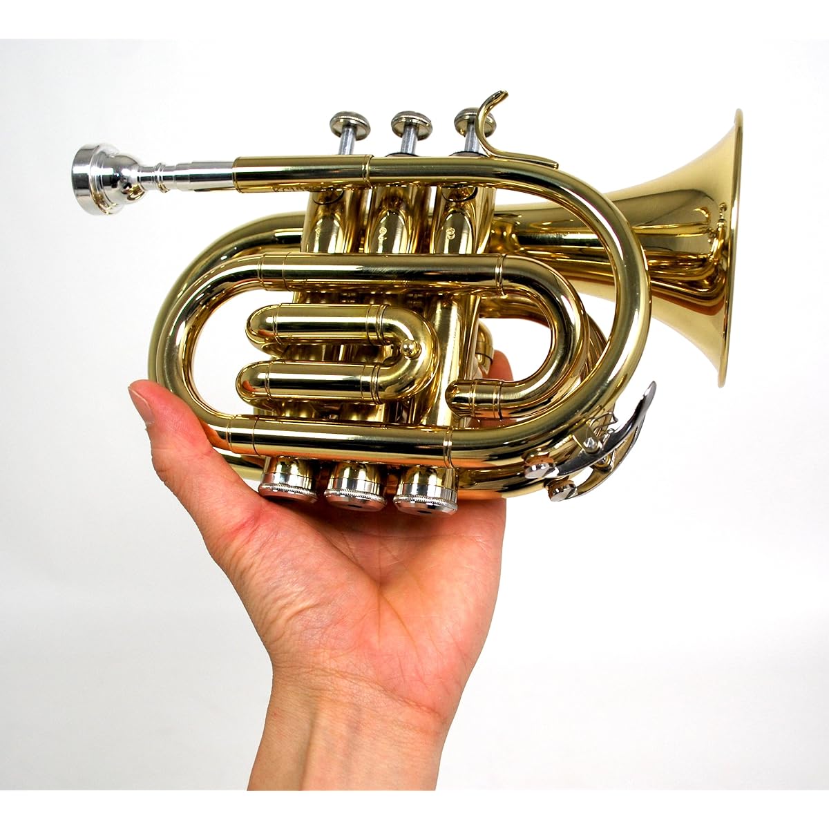 Kaerntner Pocket Trumpet KTR-33P/GD Gold (with semi-hard case)