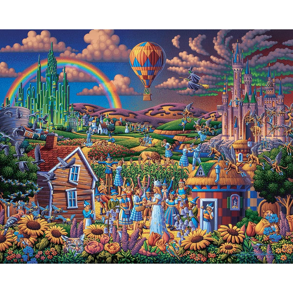 Dowdle Jigsaw Puzzle - Wizard of Oz - 300 Pieces