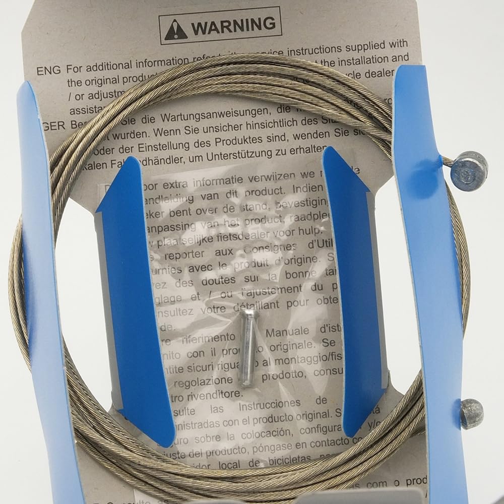 SHIMANO Steel Brake Inner Cable (φ1.6mm x 2050mm/10 pack) Both end type Y80098410