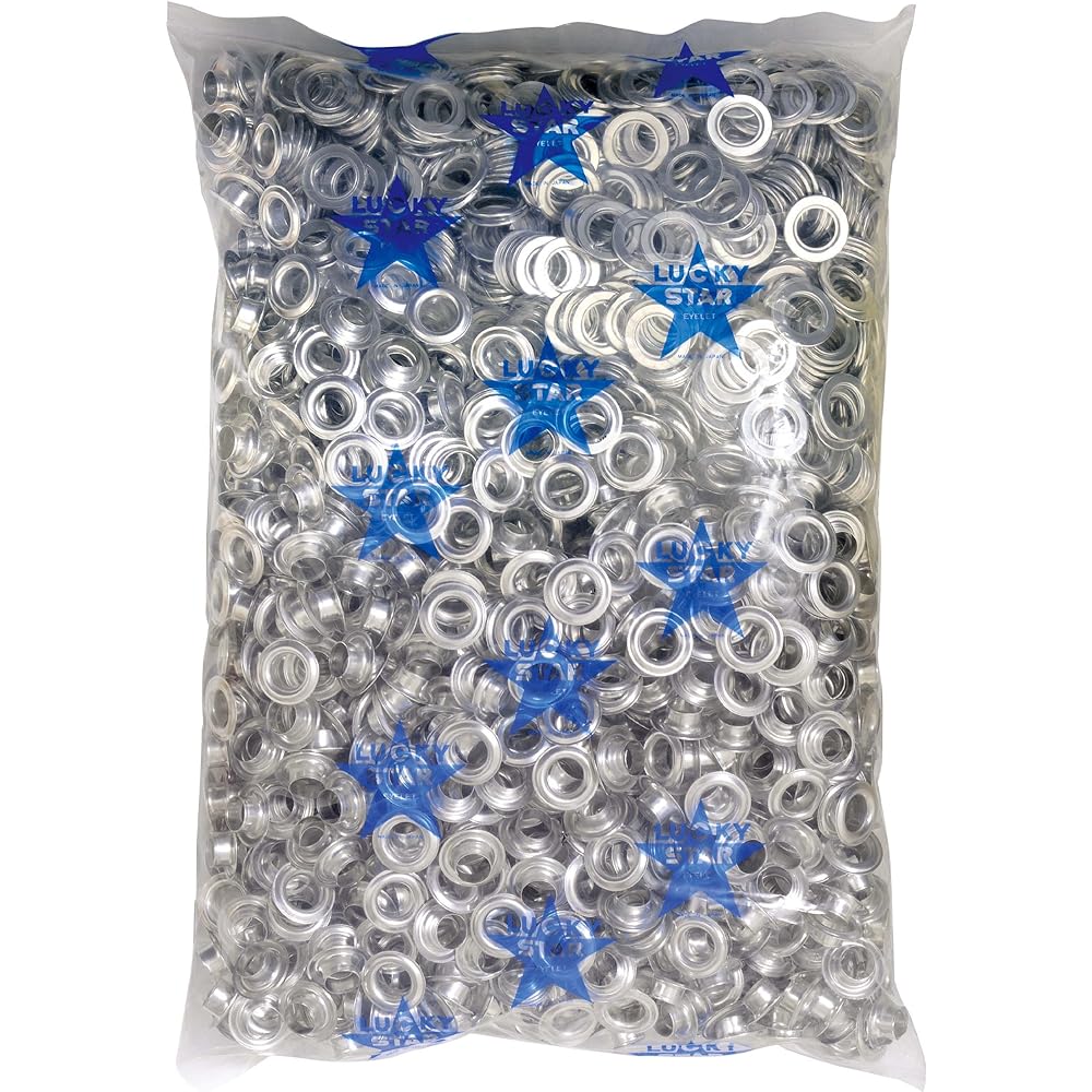 Ichinen Access FAMILY TOOL Eyelet Double-sided Eyelet 4mm (#200) Aluminum 51487 10,000 pairs Boxed